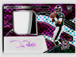 2020 Spectra #211 Jalen Hurts Rookie RC Purple Power Patch Auto /35