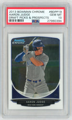 2013 Bowman Draft Picks and Prospects Chrome Aaron Judge #BDPP19 PSA 10