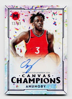 2024 Topps Motif #CCA-OGA OG Anunoby Canvas Champions Auto /49