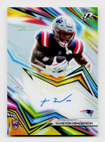 2025 Topps Resurgence NI-1VH Treveyon Henderson Rookie RC Neon Initiates Auto SP
