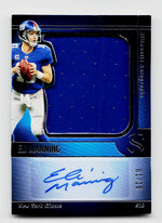 2025 Panini Silhouette #SA-EMG Eli Manning Patch Auto /15