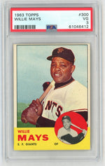 1963 Topps Willie Mays #300 PSA 3