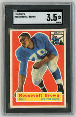 1956 Topps #41 Roosevelt Brown Rookie RC SGC 3.5