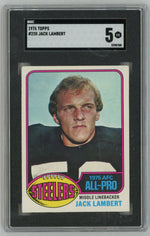 1976 Topps #220 Jack Lambert Rookie RC SGC 5