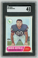 1968 Topps #162 Mike Ditka SGC 4