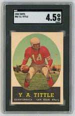 1958 Topps #86 Y. A. Tittle SGC 4.5