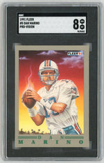 1991 Fleer #5 Dan Marino Pro-Vision SGC 8