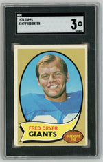1970 Topps #247 Fred Dryer Rookie RC SGC 3