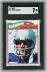 1977 Topps #177 Steve Largent Rookie RC SGC 7