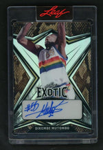 2021 Leaf Exotic EA-DM1 Dikembe Mutombo Exotic Auto