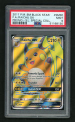 2017 Pokemon Sun and Moon Black Star Promo Shining Legends Special Collection Raichu Gx #SM90 PSA 9