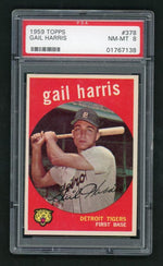 1959 Topps Gail Harris #378 PSA 8