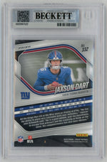 2025 Prizm #332 Jaxson Dart White Disco Rookie RC BGS 9