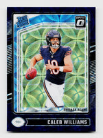 2024 Donruss Optic #201 Caleb Williams Rated Rookie RC Purple Scope