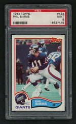 1982 Topps Phil Simms #433 PSA 9
