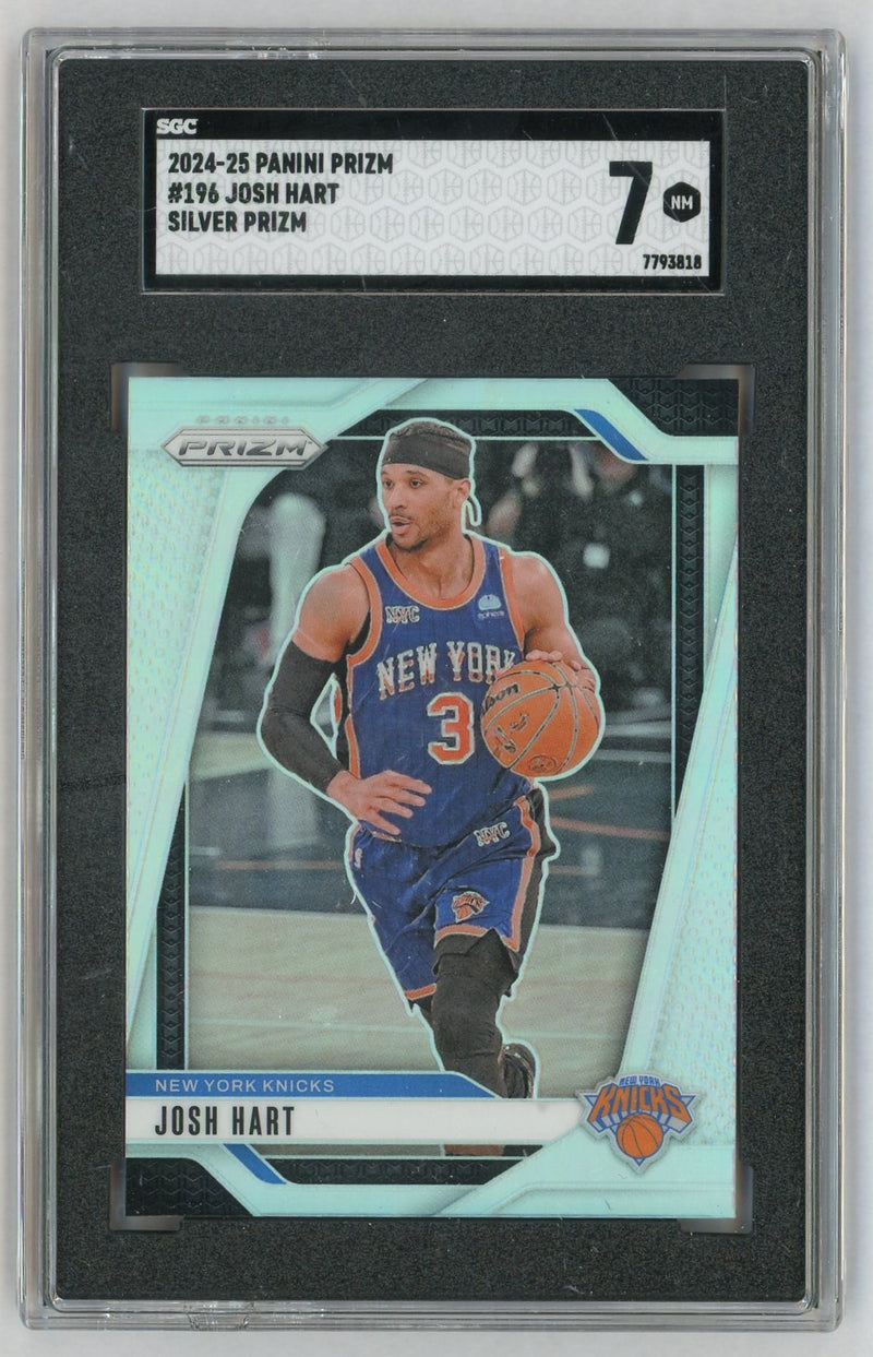 2024 Prizm #196 Josh Hart Silver SGC 7