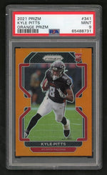 2021 Panini Prizm Orange Prizm Kyle Pitts #341 /249 PSA 9
