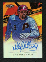 2022 Topps Fire Nick Castellanos Fire Autograph /99 Philadelphia Phillies