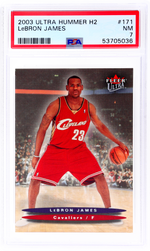 2004 Fleer Ultra Hummer H2 LeBron James #171 PSA 7