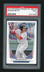 2014 Bowman Prospects Mookie Betts #BP109 PSA 9