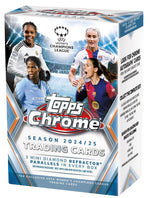 2024-25 Topps Chrome UEFA Women's Champions League Soccer Blaster Box