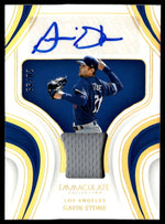 2023 Panini Immaculate Gavin Stone #IMS-GS Patch Auto /99