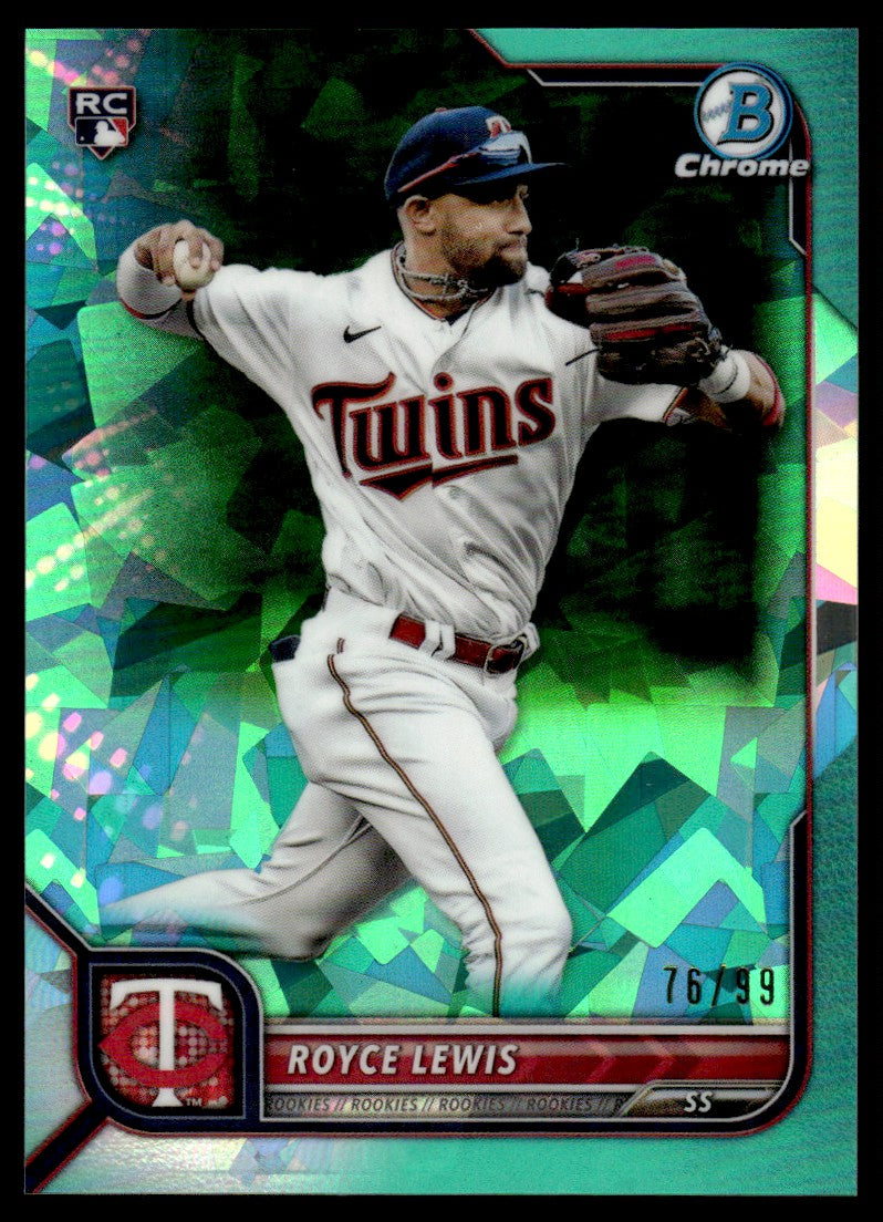 2022 Bowman Chrome 92 Royce Lewis Rookie /99 Minnesota Twins