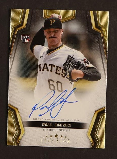 2023 Topps Five Star FSA-PS Paul Skenes Rookie Pittsburgh Pirates Auto