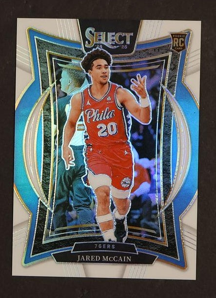 2023 Panini Select 82 Jared McCain Concourse Prizm Rookie /149 Philadelphia 76ers