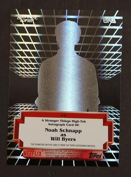 2018 Topps Stranger Things High Tek Noah Schnapp #A-NS Auto