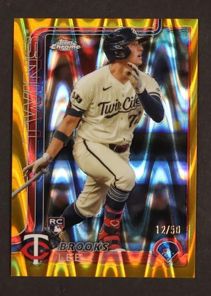 2023 Topps Chrome 234 Brooks Lee Rookie /50 Minnesota Twins