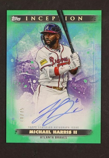 2024 Topps Inception Green Michael Harris II #BRES-MH Auto /75