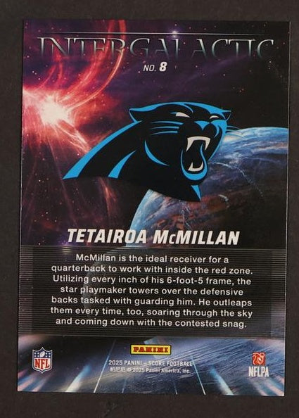 2023 Panini Score 8 Tetairoa McMillan Intergalactic Panthers