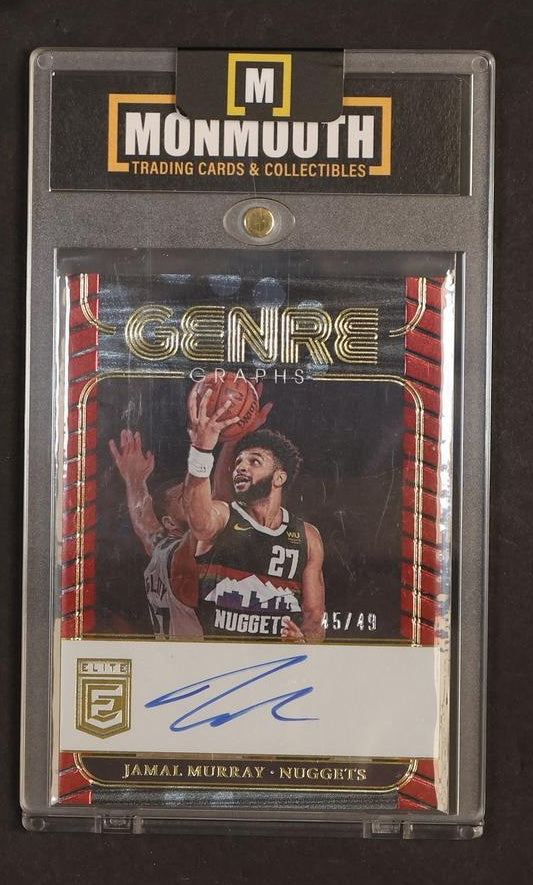 2022-23 Panini Donruss Elite Genre Graphs Red Jamal Murray #GG-JMY Auto /49