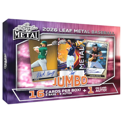 2026 Leaf Metal Baseball Jumbo Box