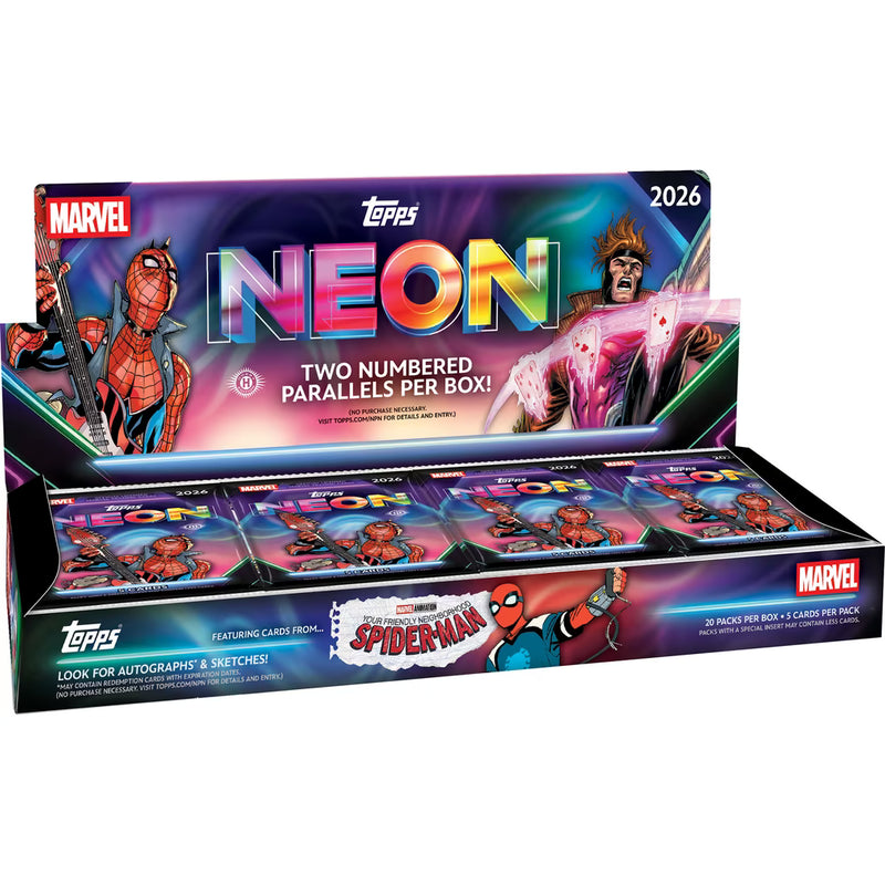 2026 Topps Neon Marvel Hobby Box