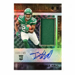 2022 Panini Illusions 117 Breece Hall First Impressions Rookie /249 New York Jets Auto