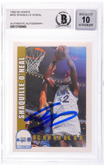 1992 Hoops Shaquille O'Neal #442 BGS 0