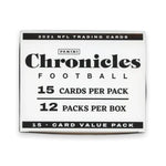 2021 Panini Chronicles Football Fat Pack Display Box