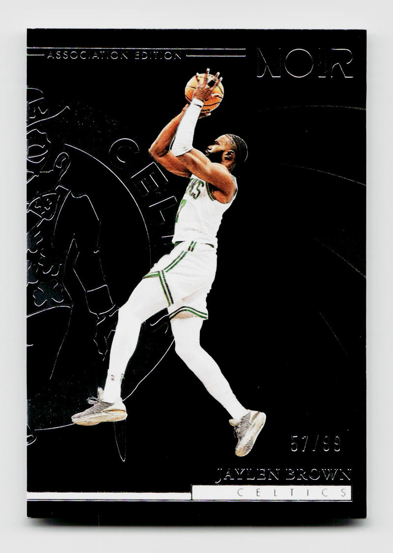 2023-24 Panini Noir Jaylen Brown #69 Association Edition /99
