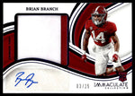 2023 Immaculate Collegiate Brian Branch Rookie Patch Auto /25