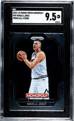 2022-23 Panini Prizm Monopoly Prizm All-Stars Nikola Jokić #PS9 SGC 9.5