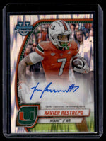 2024 Topps Bowman U Chrome Prospect Auto Xavier Restrepo #PA-XRE Auto