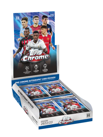 2022-23 Topps UEFA Club Competitions Chrome Soccer Hobby Box