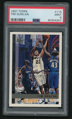 1997 Topps Tim Duncan #115 PSA 9