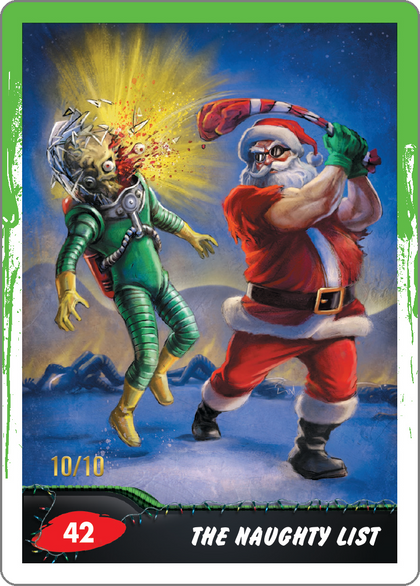 Mars Attacks trading card