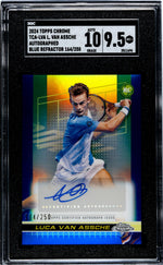2024 Topps Chrome Blue Luca Van Assche #TCA-LVA RC Auto /250 SGC 9.5 Auto 10