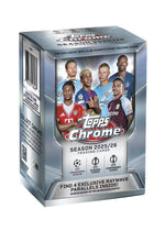 2025-26 Topps UEFA Club Competitions Chrome Soccer Blaster Box