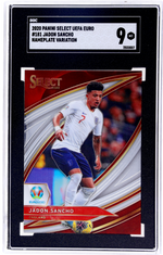 2020 Panini Select UEFA Euro Nameplate Variation Jadon Sancho #181 SGC 9