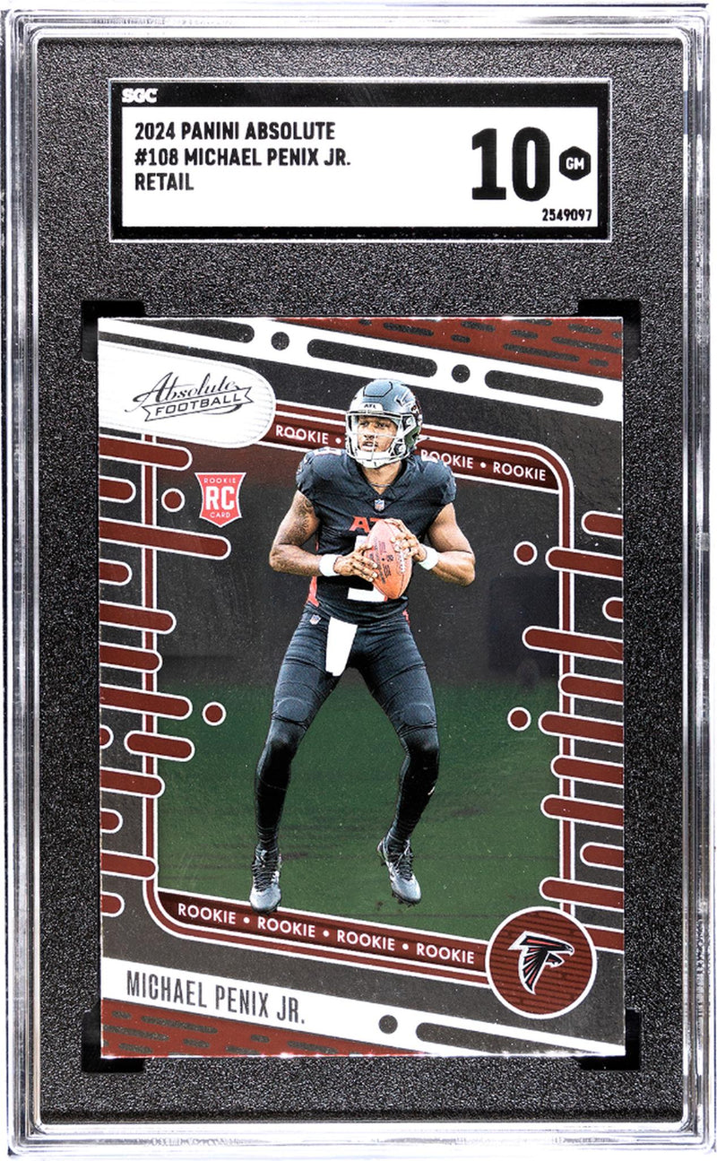 2024 Panini Absolute #108 Michael Penix Jr. Retail SGC 10